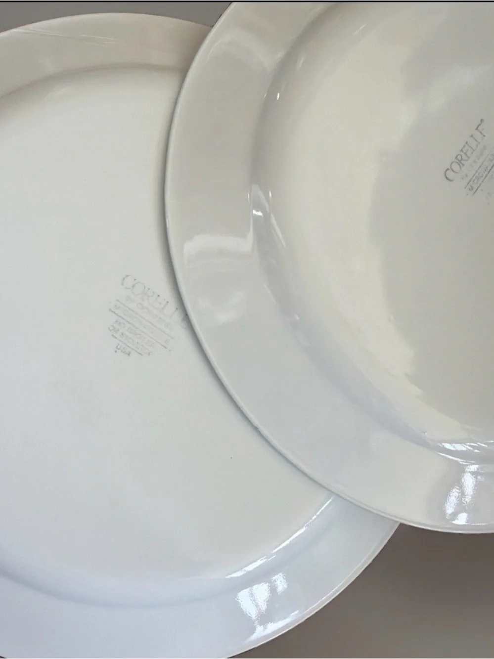 2 Vtg Corelle “Three Dreams” Cala Lily Dinner Plates EV Condition